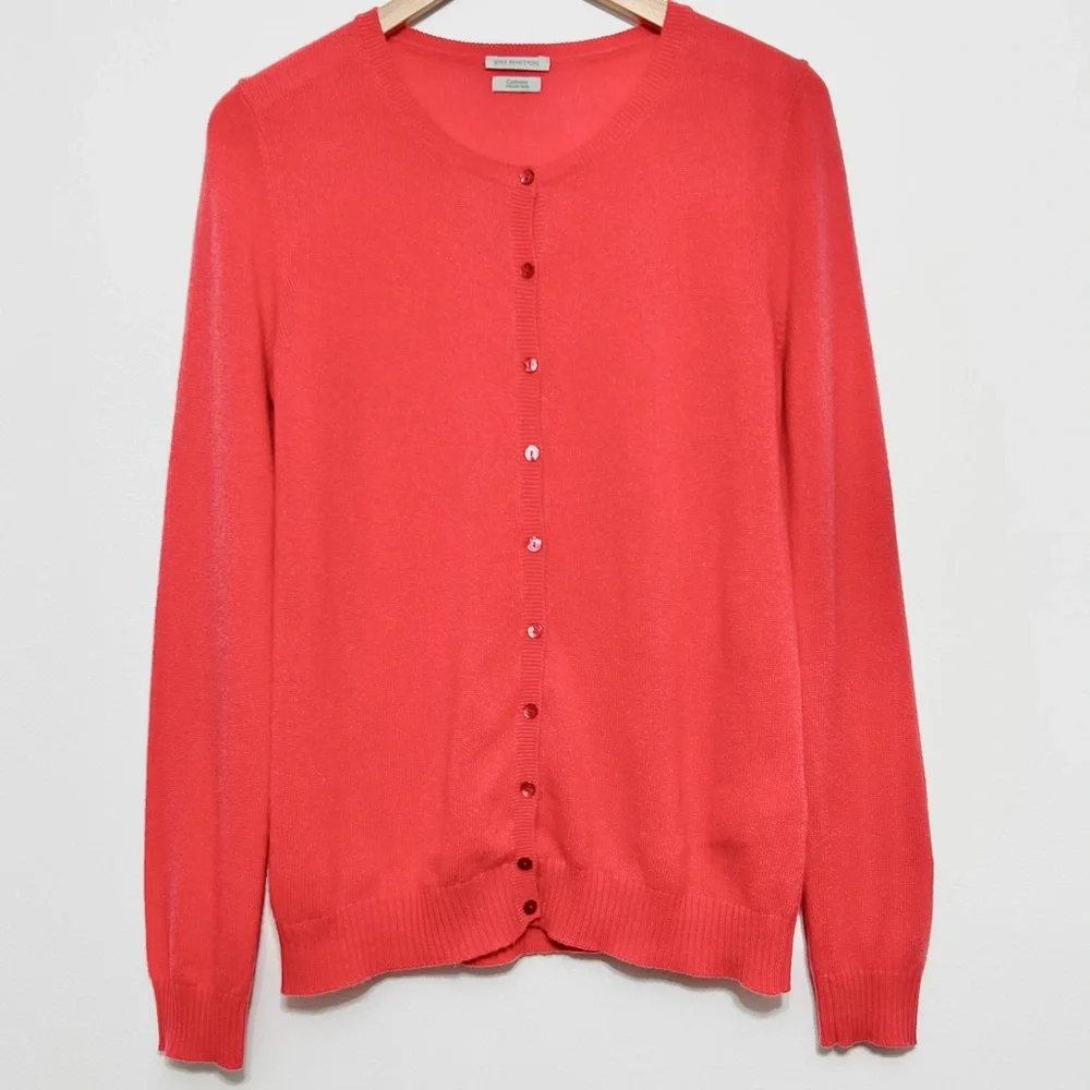 Stile Benetton 100% Cashmere Cardigan - Picture 1 of 10